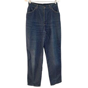 Sears Toughskins Jeans Womens High Waisted Mom Blue‎ Denim 26 Waist Vintage 70s
